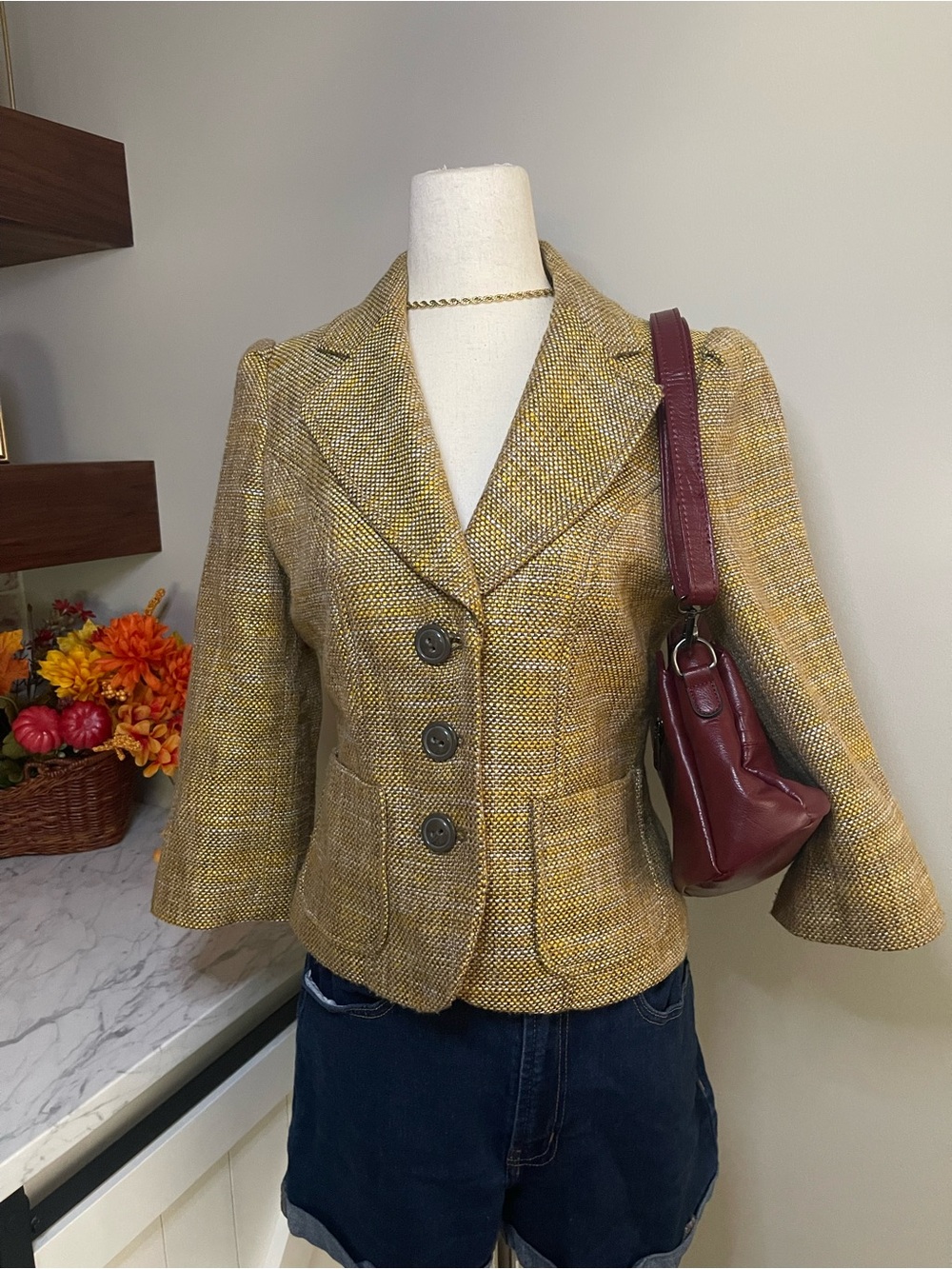The Limited Houndstooth Blazer Size Small Like New